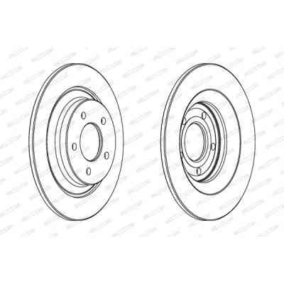 Тормозной диск FERODO DDF1547C Винница