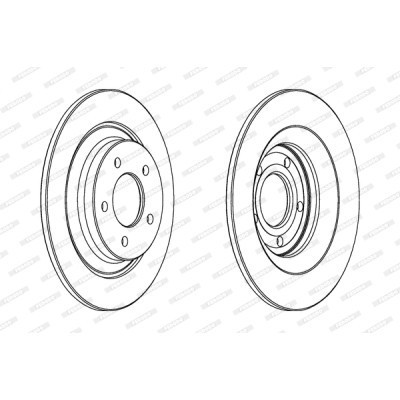 Тормозной диск FERODO DDF1547C Винница - изображение 1