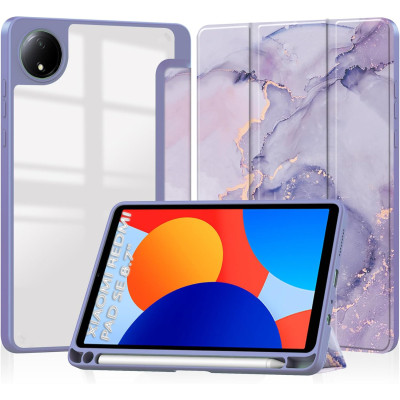 Чохол до планшета BeCover Soft Edge TPU Xiaomi Redmi Pad SE 8.7" Purple Marble (712577) Вінниця - фото 1