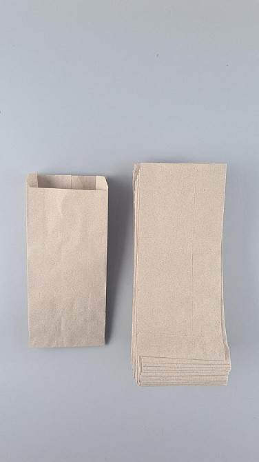 Паперові пакети саше крафт бурей, 100х40х230, 40 г/м2 (100 шт.) Харків - фото 1