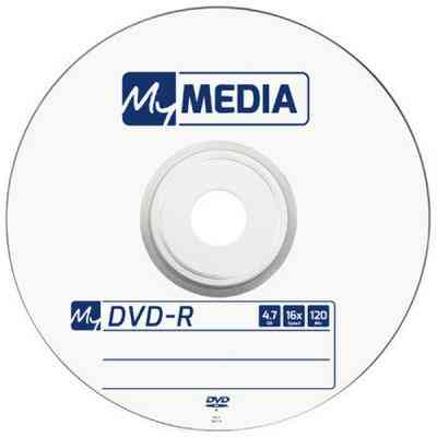 Диск DVD MyMedia DVD-R 4.7GB 16X Wrap MATT SILVER 50шт (69200) Винница