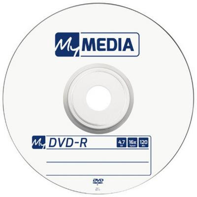 Диск DVD MyMedia DVD-R 4.7GB 16X Wrap MATT SILVER 50шт (69200) Винница - изображение 3