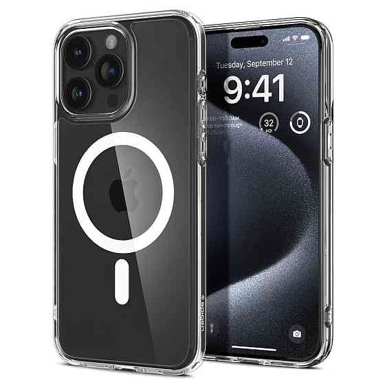 Чохол-накладка Spigen Ultra Hybrid MagFit для Apple iPhone 15 Pro White (ACS06715) ( 12503 ) Харків