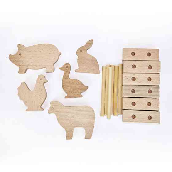 Деревянный игровой набор 