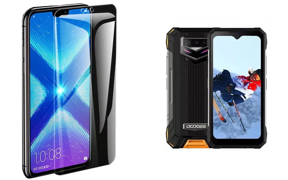 Захисне скло NeoGlass для Doogee S89, S89 Pro – надпрозоре та стійке Київ - фото 2