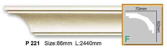 Карниз полиуретановый гладкий Gaudi Decor P 221 Flexi Днепр