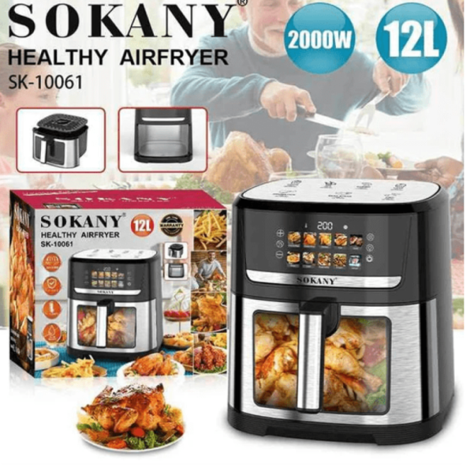 Аерофритур SK-10061 1800Вт, таймер 60 хв, регульована температура 80-200 ° C, антипригарне покриття Одеса - фото 1