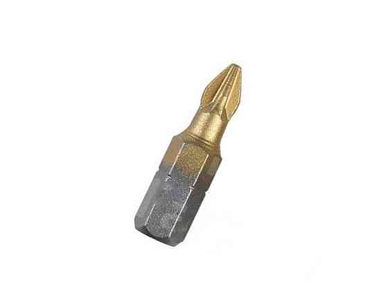 Насадки викрутки РН1*25мм, 1/4 , S2, Титан (10шт в блістері) 500-011 ТМ LT   Solmir Київ