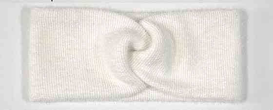 Пов'язка жіноча тепла ангорка біла Київ