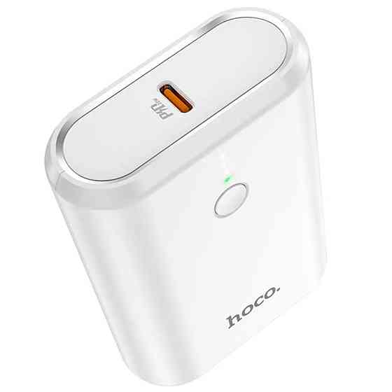 Зовнішній акумулятор HOCO Q3 Mayflower PD20W+QC3.0 power bank(10000mAh) White Киев