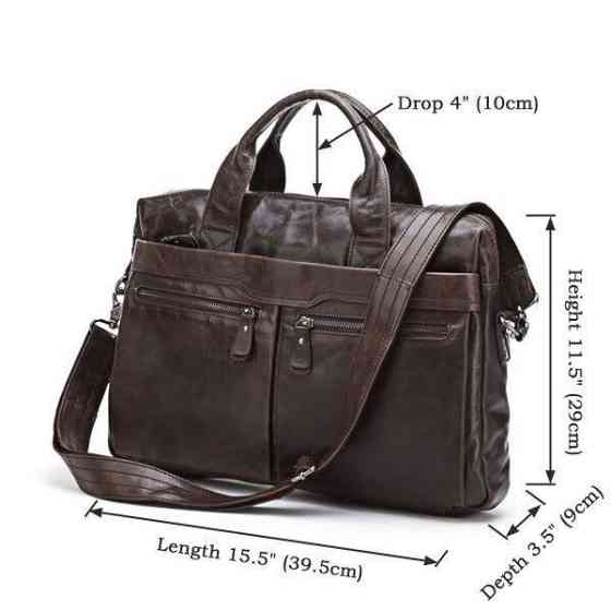 Сумка мужская Vintage 14088 Коричневая Киев