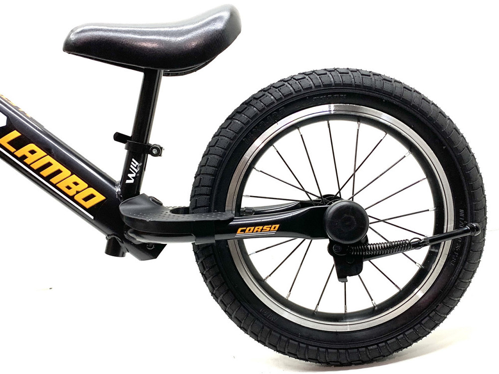 Біговел CORSO LAMBO сталева рама надувні колеса Чорний (LB-14084) Чернігів - фото 3