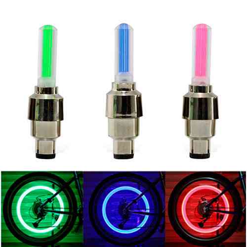 Светодиодная подсветка колес велосипеда, авто на ниппель, пара Винница