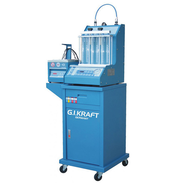 Стенд для промивання форсунок (6 форсунок, візок, ПЗ-ванна з таймером) G.I. KRAFT GI19113 Одеса - фото 1