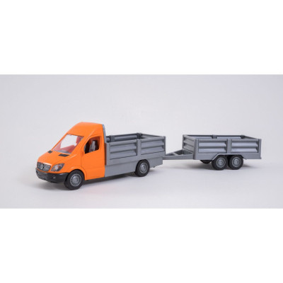 Спецтехніка Tigres Mercedes-Benz Sprinter бортовий з причіпом (помаранчевий) (39667) Вінниця - фото 2