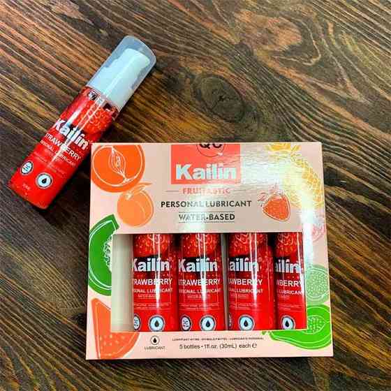 Їстівний лубрикант Kailin 30 мл Полуниця — Інтимне мастило Вінниця