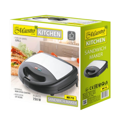 Бутербродниця 750W MR-713 Maestro Житомир - изображение 7