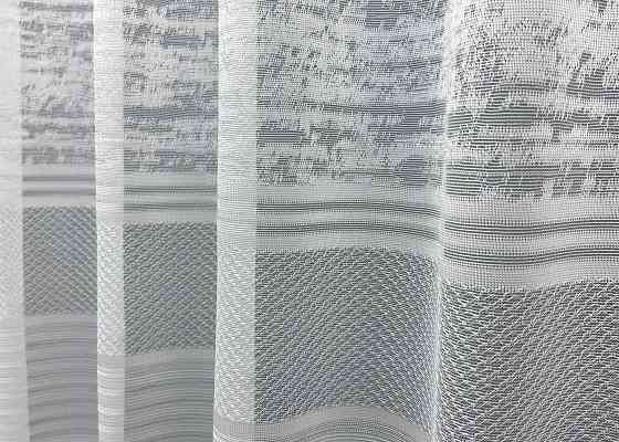 Тюль VR-Textil 1887т Lauren Жакард Білий 300х270 см (42-0840) Київ