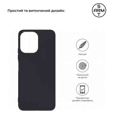Чехол для мобильного телефона Armorstandart Matte Slim Fit Xiaomi Redmi 12 4G Black (ARM66525) Винница