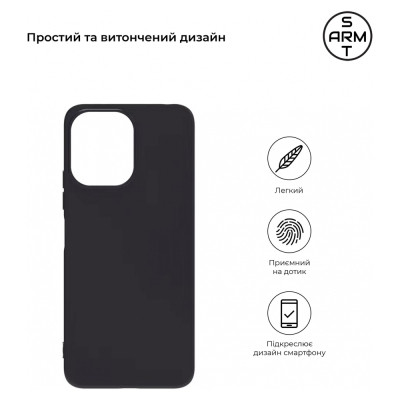 Чохол до мобільного телефона Armorstandart Matte Slim Fit Xiaomi Redmi 12 4G Black (ARM66525) Вінниця - фото 3