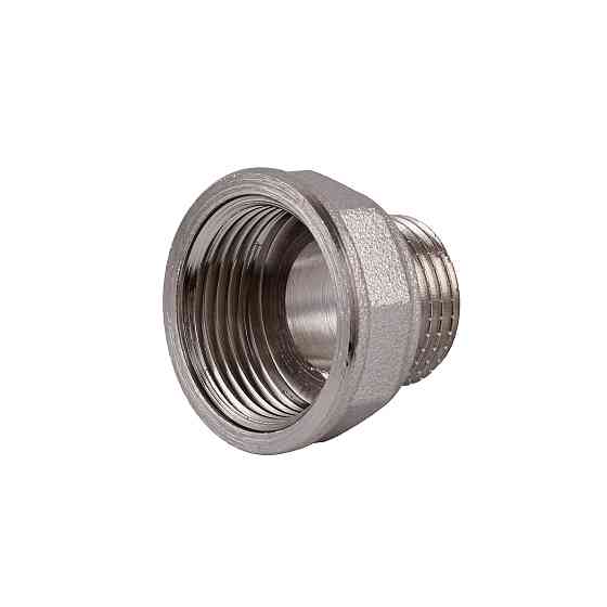 Перехідник редукційний 3/4″х1/2″ВЗ нікельований восьмигранний NK433O OPTIMUM Тернопіль