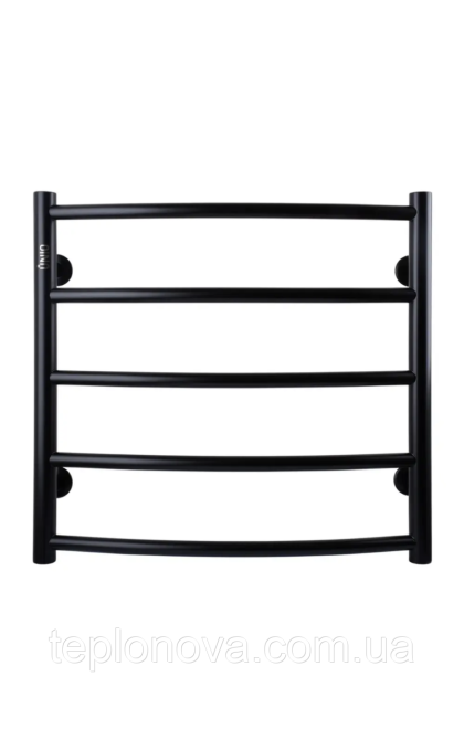 Полотенцесушитель Черный Нержавейка UNIO 500x530-5 Лесенка Дуга Елит Черная Черновцы - изображение 4