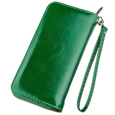 Кошелек Kivi Из экокожи Зеленый (19034) Винница - изображение 2