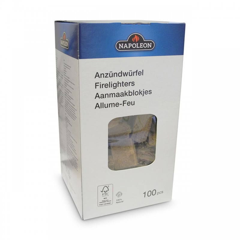 Бездимні екологічні кубики для розпалювання Napoleon, 100 шт - 67050 Код: 010099 Рівне - фото 2
