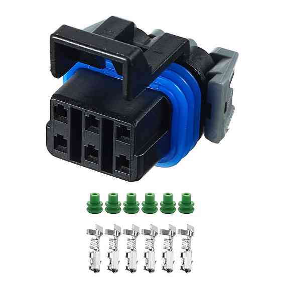 Разъем коннектор 6-кон., 12052848, APTIV (Delphi) Америка, Корея, Япония, Америка, Buick, Cadillac, Chevrolet, Daewoo, GMC 40989 Киев