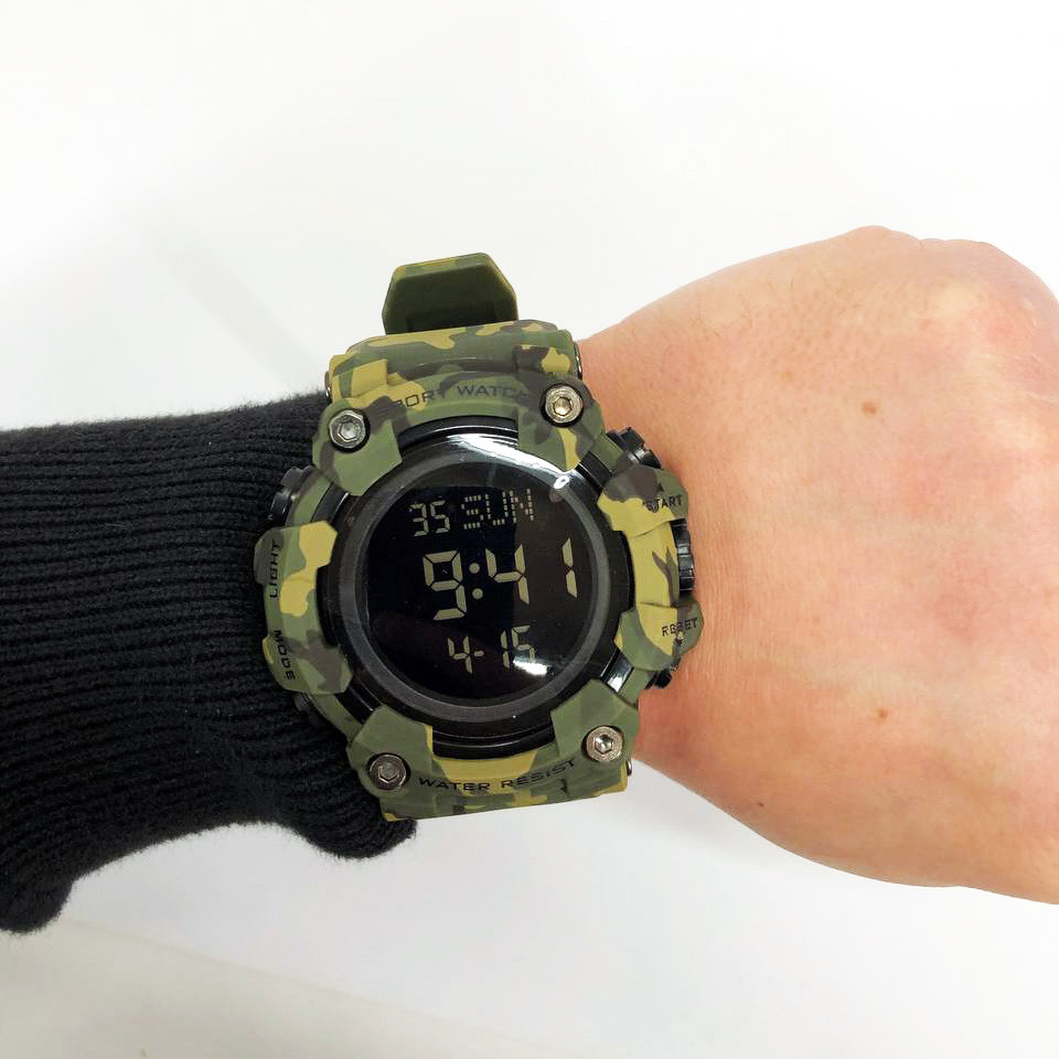 Водонепроникний годинник для риболовлі, Чоловічий годинник з пластиковим ремінцем VN-41 Львів - фото 16