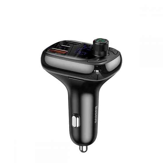Автомобильное зарядное устройство для Baseus FM Launcher S-13 2USB + Type-C черный Львов