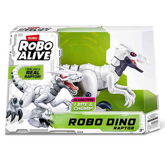 Інтерактивна іграшка Robo Alive серії Robo Dino – Раптор Дніпро