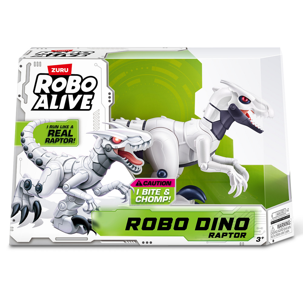 Інтерактивна іграшка Robo Alive серії Robo Dino – Раптор Дніпро - фото 1