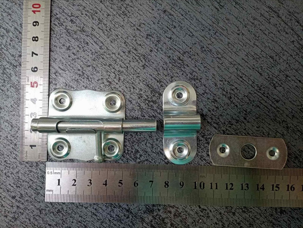 Засув круглий в білолму оцинку  50мм "UM" Київ - фото 1