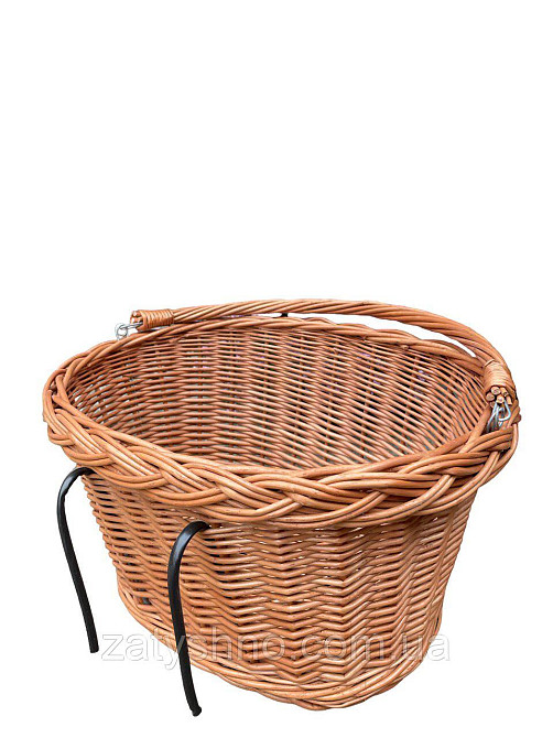 Велосипедний кошик з лози Київ - фото 1