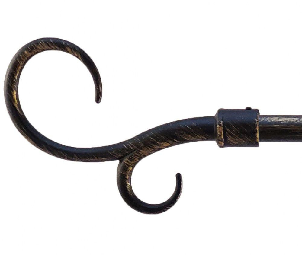 Закінчення для карнизу Orvit ГАК ПОДВІЙНИЙ 16 мм ЧОРНЕ ЗОЛОТО Львів - фото 1