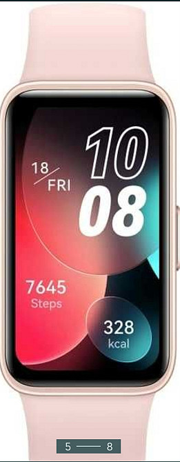 СМАРТ - Часы: HUAWEI Band 8 Sakura Pink / Midnight Black. Киев - изображение 5