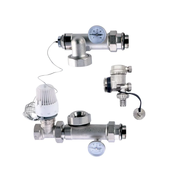 Насосно-змішувальний вузол теплої підлоги без насоса Europroduct EP.1022 (EP6068) Київ