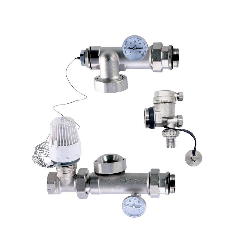 Насосно-змішувальний вузол теплої підлоги без насоса Europroduct EP.1022 (EP6068) Київ - фото 1