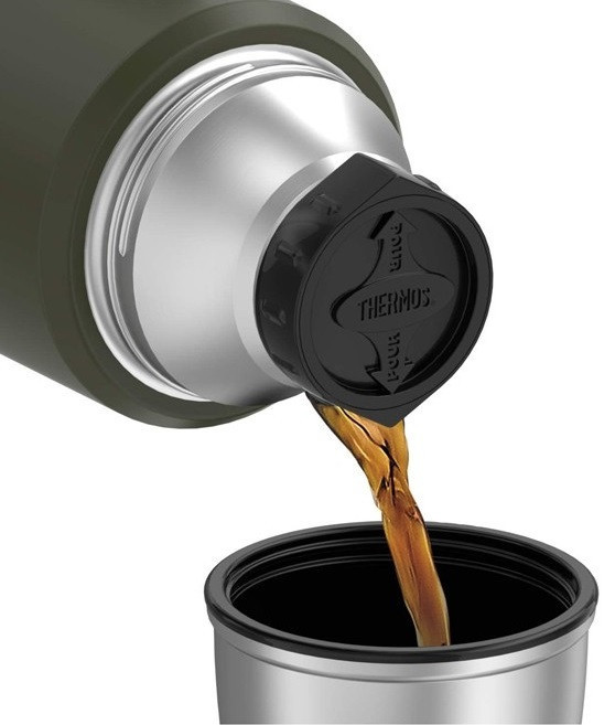 Універсальний Термос 1.2 літра з ручкою для напоїв Thermos "Stainless King" Olive (170028) Нержавіюча сталь Нововолинськ - фото 7