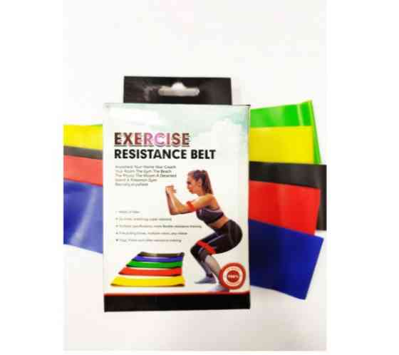 Набор фитнес резинки exercise resistance bands для фитнеса и спорта из 5 лент Полтава