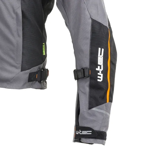 Мужская мото-куртка W-TEC Brandon - размер S, черно-серо-оранжевая Киев - изображение 9