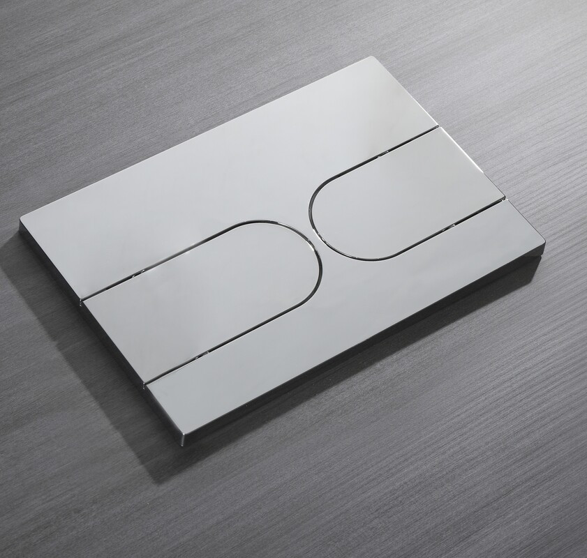 Панель змиву Koer KT-0604-01 240x160x10mm пластикова, кнопка закруглена   ( KR5323 ) 35174 Харків - фото 7