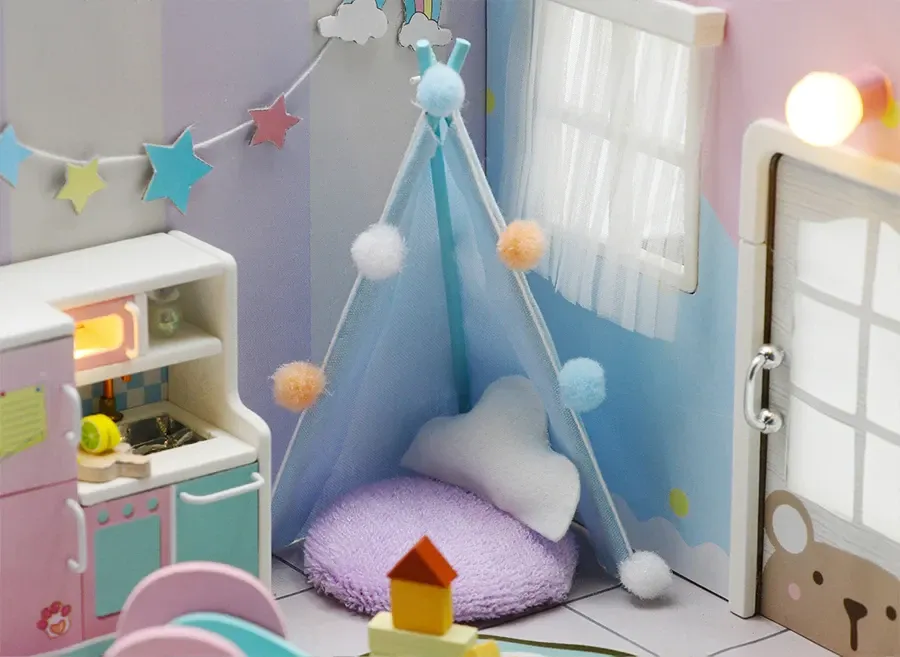 3D Румбокс DIY House «Розовая симфония» + Пылезащитный купол (S2008) Киев - изображение 5
