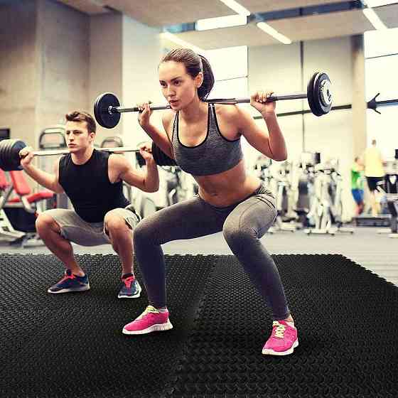 Комплект захисного покриття мат-пазл 1.2 см 60х60 см 4 частини Спортивні покриття Київ