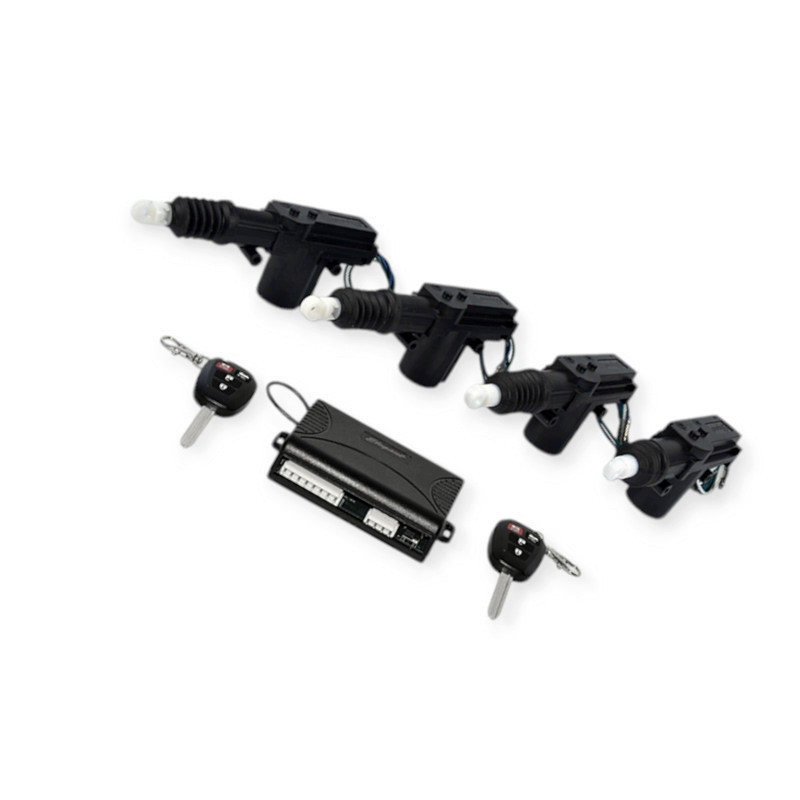 Центральний замок 6 кг пульт з заготовкою прямий/багажник/вихід на доводчик (к-кт 4 активатора) Мукачево - фото 1