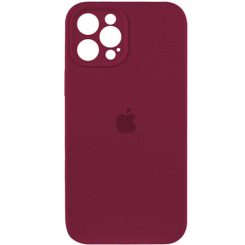 Чохол для смартфона Silicone Full Case AA Camera Protect for Apple iPhone 12 Pro 47,Plum Київ - фото 1
