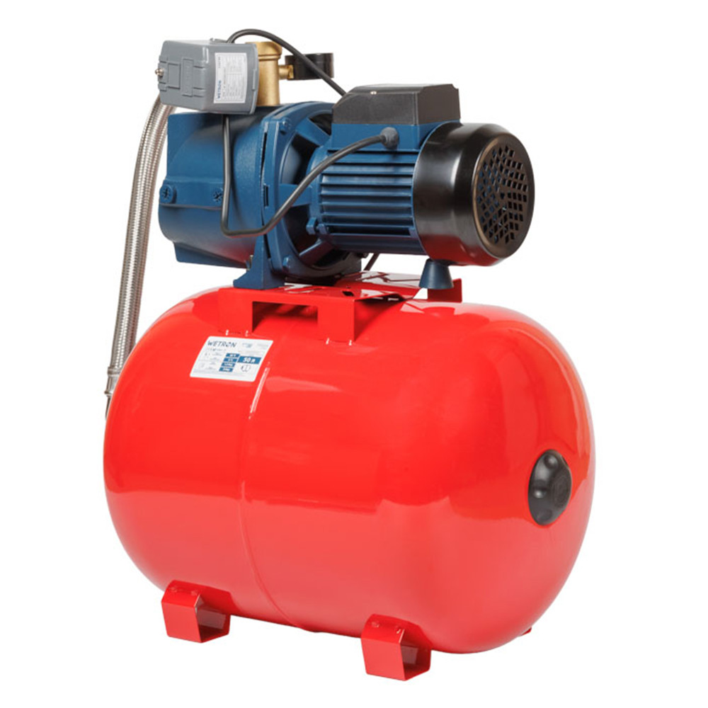 Wetron Станция 1.1кВт Hmax 45м Qmax 85л/мин (самовсасывающий насос) 50л Украина WETRON (775035/ Коломия - фото 8