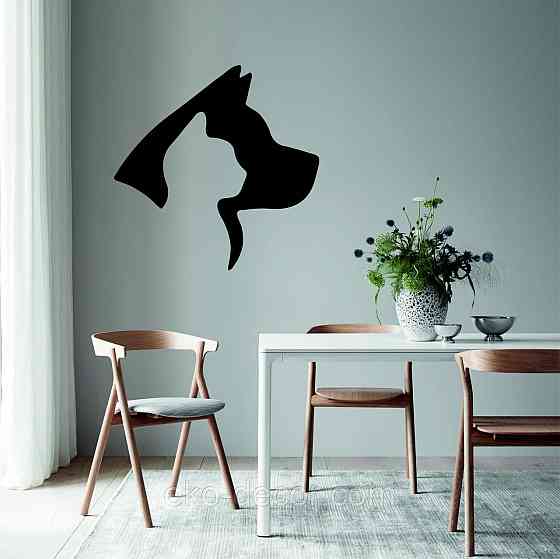 Декоративне настінне Панно «Кіт та Собака », Декор на стіну Київ