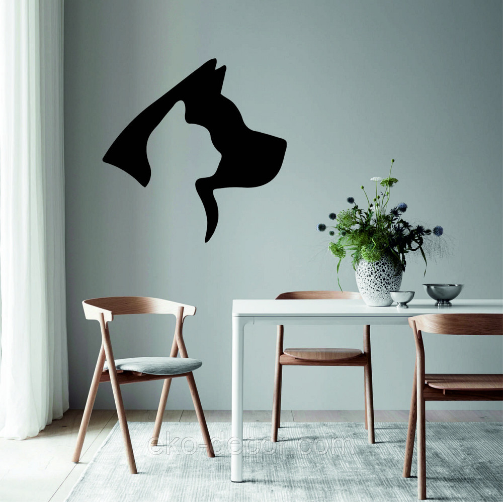 Декоративне настінне Панно «Кіт та Собака », Декор на стіну Київ - фото 2